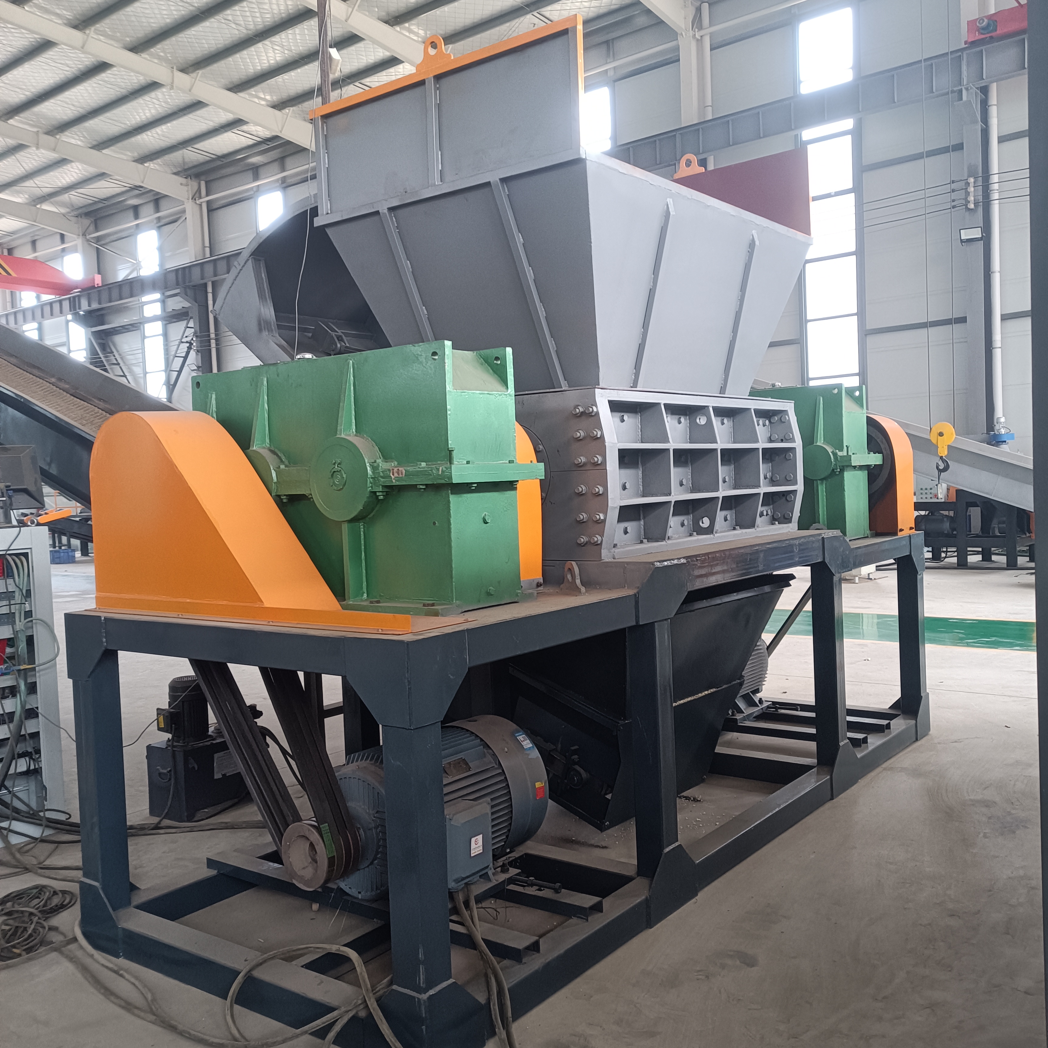 Double Shaft Scrap Metal Shredder